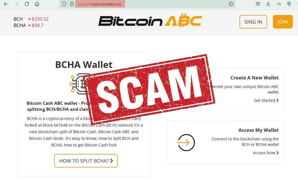 r/ecash -  SCAM ALERT: mybchawallet.org and ecashtab.org