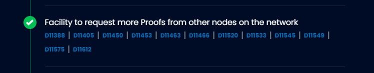 Compact Proof Requests