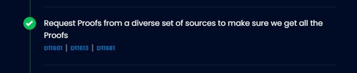 Request Proofs