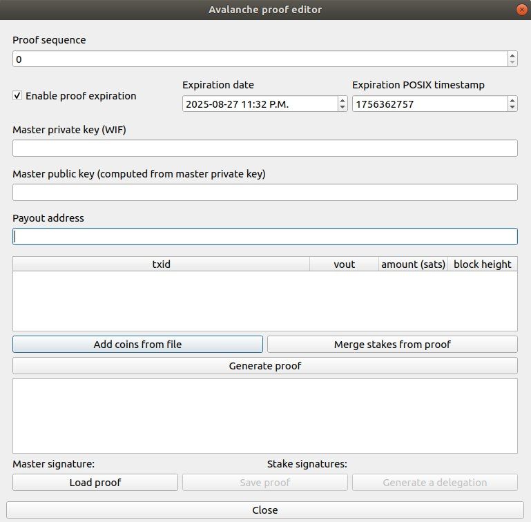 Electrum ABC Proof editor