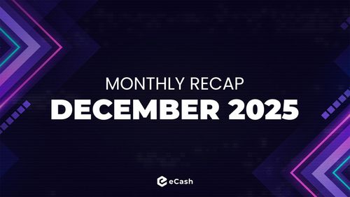 eCash Monthly Recap - December 2025